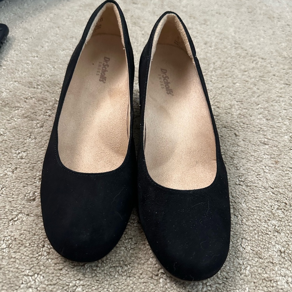 Dr. Scholl's Be Flex Black Wedge Pump size 7